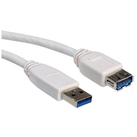 Cavo Economy RO11.99.8977 Prolunga USB 3.0 A-A - Bianco - Foto 1